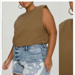 Good American Strong Shoulder Tank L/XL